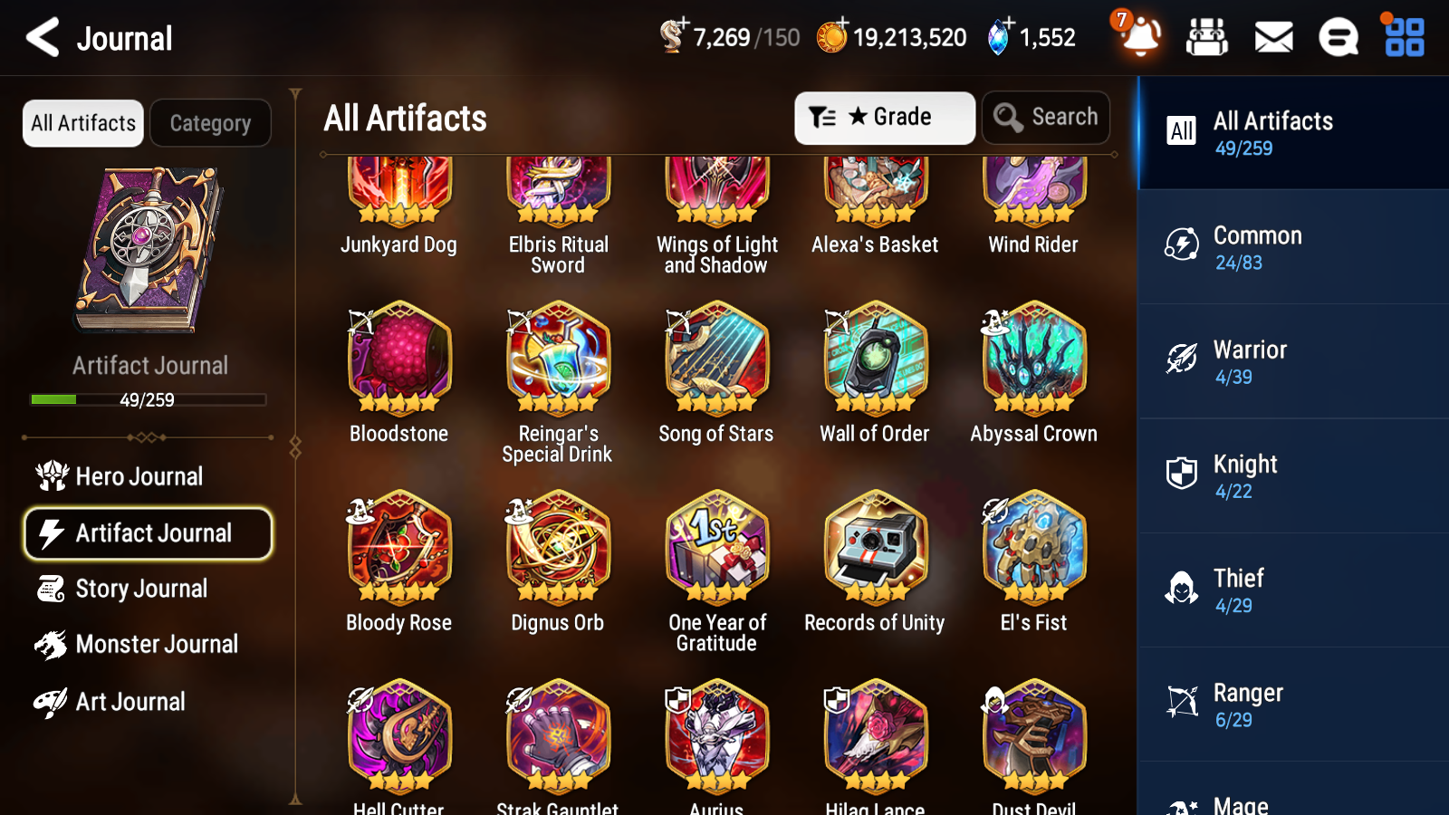 [GLOBAL] Epic 7 Seven 1ML 2LIM Martial Artist Ken Baiken Cerise + ML Mystics Pulls + 20 Speed Aged Starter Account-Mobile Games Starter