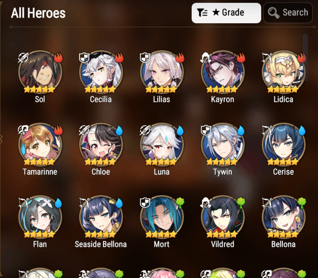 [GLOBAL] Epic 7 Seven 1ML 3LIM Judge Kise Luna Seaside Bellona Cerise + ML pulls + Name Aged Starter Account-Mobile Games Starter