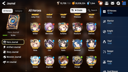 [GLOBAL] Epic 7 Seven 1ML 3LIM Judge Kise Luna Seaside Bellona Holiday Yufine + ML Mystics Pulls + 20 Speed Aged Starter Account-Mobile Games Starter