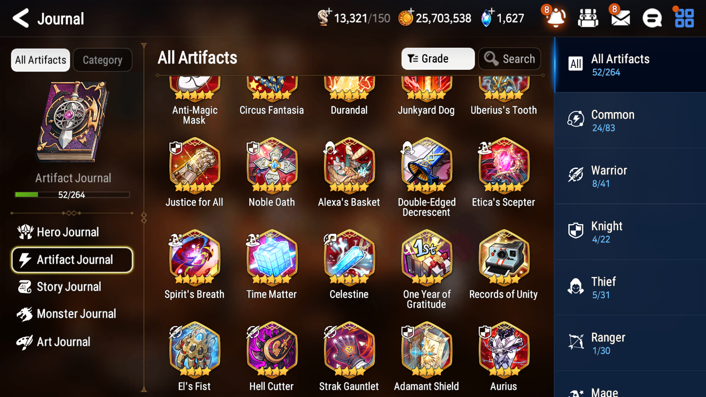 [GLOBAL] Epic 7 Seven 1ML 3LIM Zio Luna Seaside Bellona Baiken + ML Mystics Pulls + 20 Speed Aged Starter Account-Mobile Games Starter