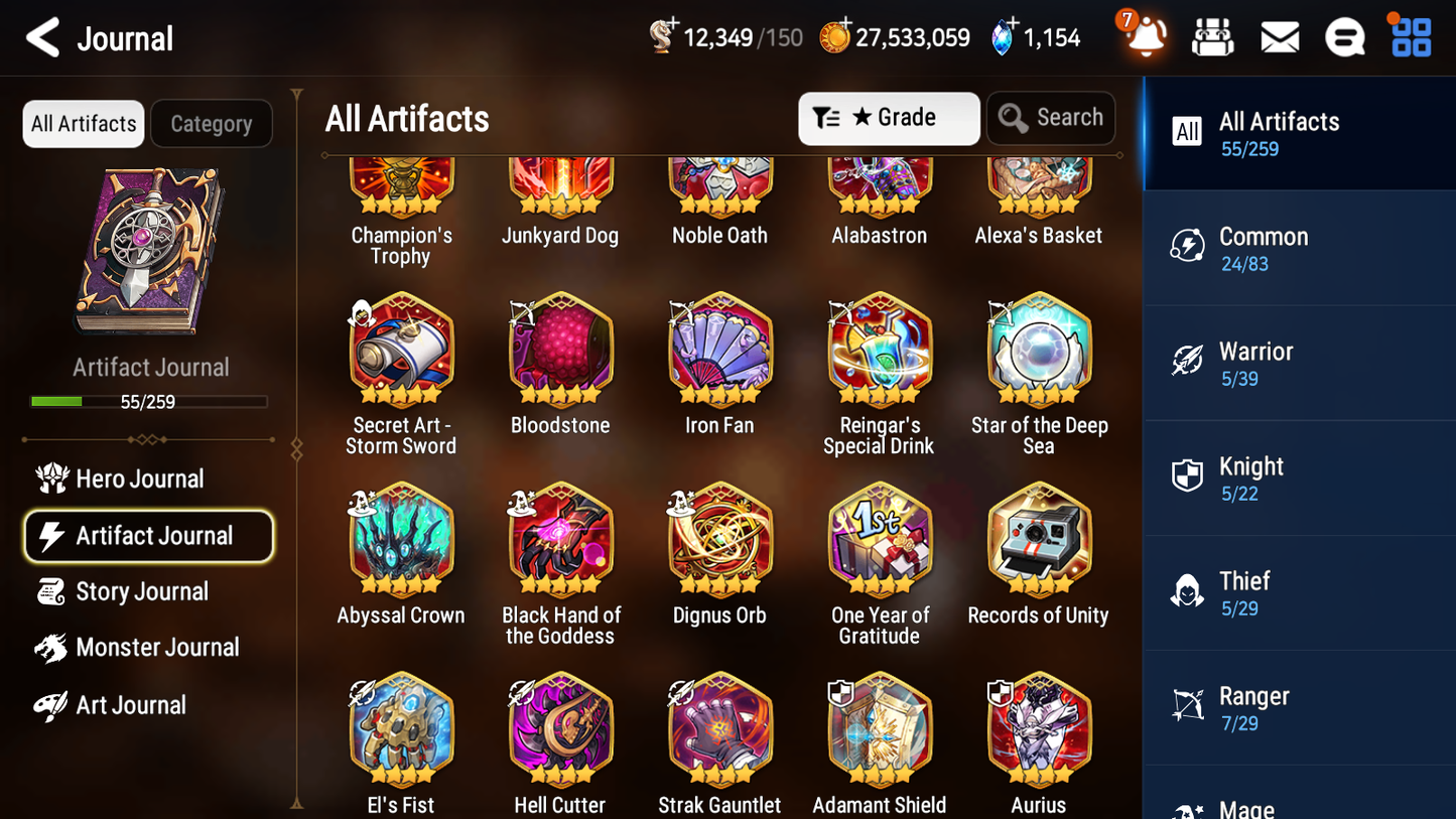 [GLOBAL] Epic 7 Seven 1ML 4LIM Belian Luna Diene Seaside Bellona Rimuru + ML Mystics Pulls + 20 Speed Aged Starter Account-Mobile Games Starter