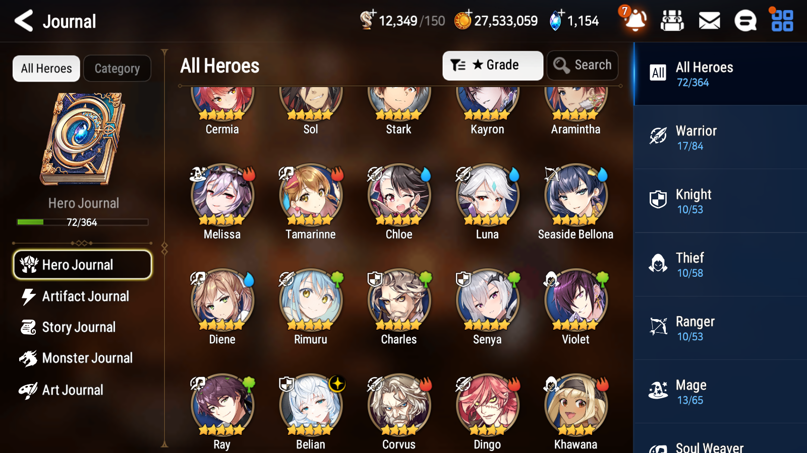 [GLOBAL] Epic 7 Seven 1ML 4LIM Belian Luna Diene Seaside Bellona Rimuru + ML Mystics Pulls + 20 Speed Aged Starter Account-Mobile Games Starter