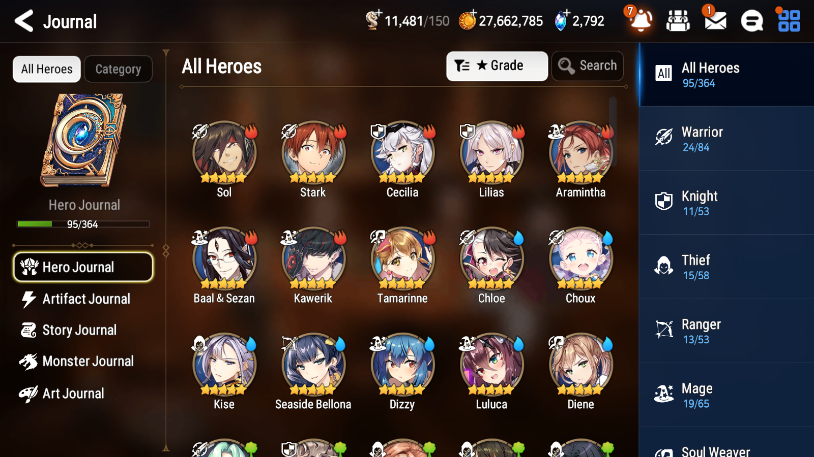 [GLOBAL] Epic 7 Seven 1ML 4LIM Bystander Hwayoung Seaside Bellona Diene Dizzy Baiken + ML pulls + 20 Speed + Name Aged Starter Account-Mobile Games Starter