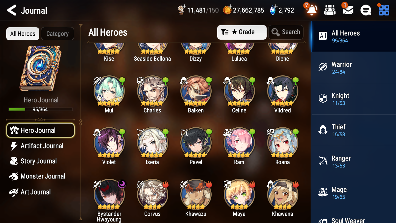 [GLOBAL] Epic 7 Seven 1ML 4LIM Bystander Hwayoung Seaside Bellona Diene Dizzy Baiken + ML pulls + 20 Speed + Name Aged Starter Account-Mobile Games Starter