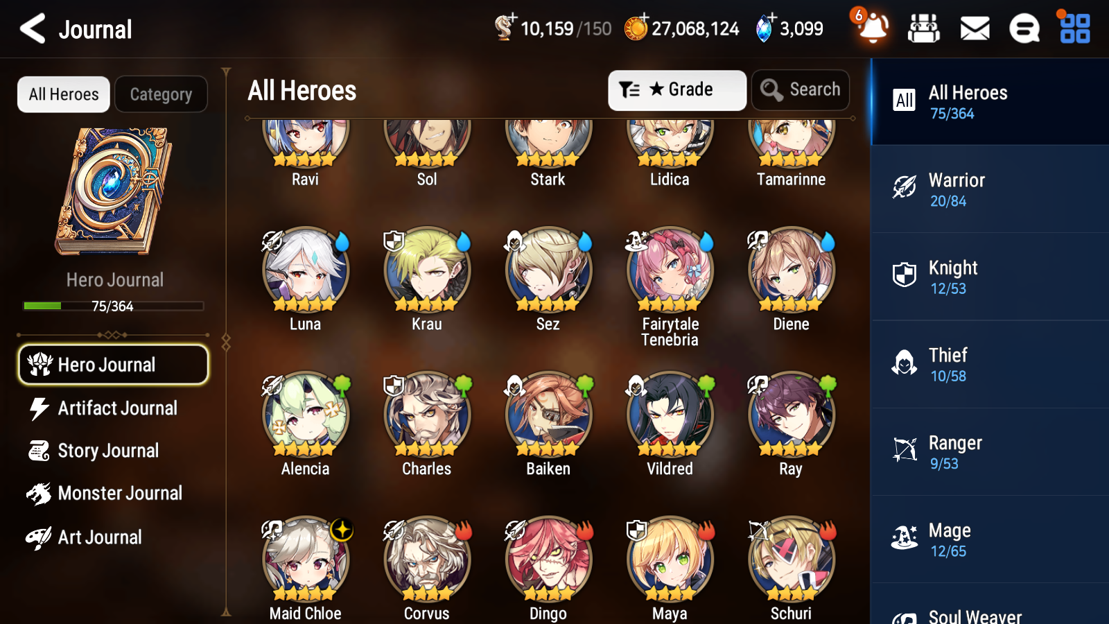 [GLOBAL] Epic 7 Seven 1ML 4LIM Maid Chloe Luna Diene Fairytale Tenebria Baiken + ML Mystics Pulls + 20 Speed Aged Starter Account-Mobile Games Starter