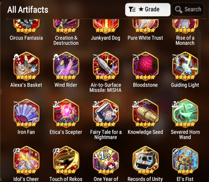 [GLOBAL] Epic 7 Seven Martial 1ML 4LIM Artist Ken Summertime Iseria Luna Seaside Bellona Diene + ML pulls + Name Aged Starter Account-Mobile Games Starter
