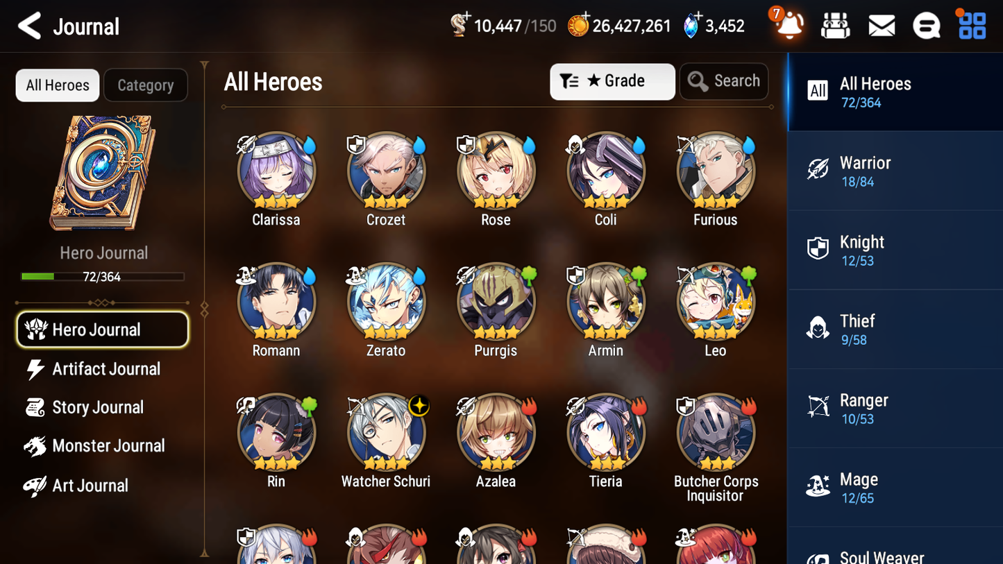 [GLOBAL] Epic 7 Seven 1ML 4LIM Solitaria of the Snow Luna Diene Cerise Baiken + ML Mystics Pulls + 20 Speed Aged Starter Account-Mobile Games Starter