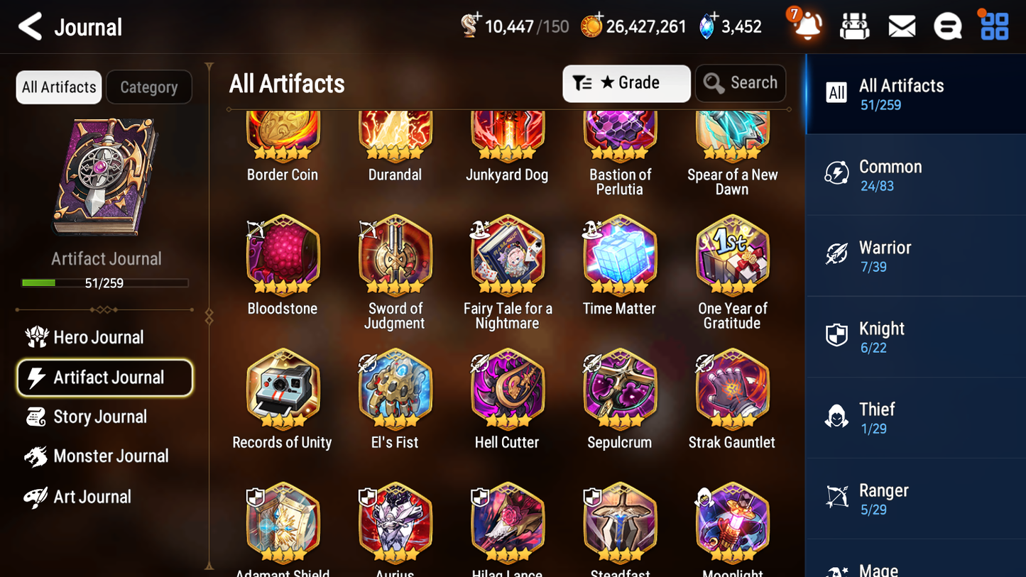 [GLOBAL] Epic 7 Seven 1ML 4LIM Solitaria of the Snow Luna Diene Cerise Baiken + ML Mystics Pulls + 20 Speed Aged Starter Account-Mobile Games Starter
