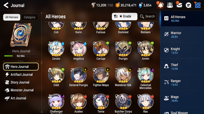 [GLOBAL] Epic 7 Seven 1ML 5LIM Archdemon's Shadow Luna Rimuru Seaside Bellona Baiken Cerise + ML pulls + 20 Speed + Name Aged Starter Account-Mobile Games Starter