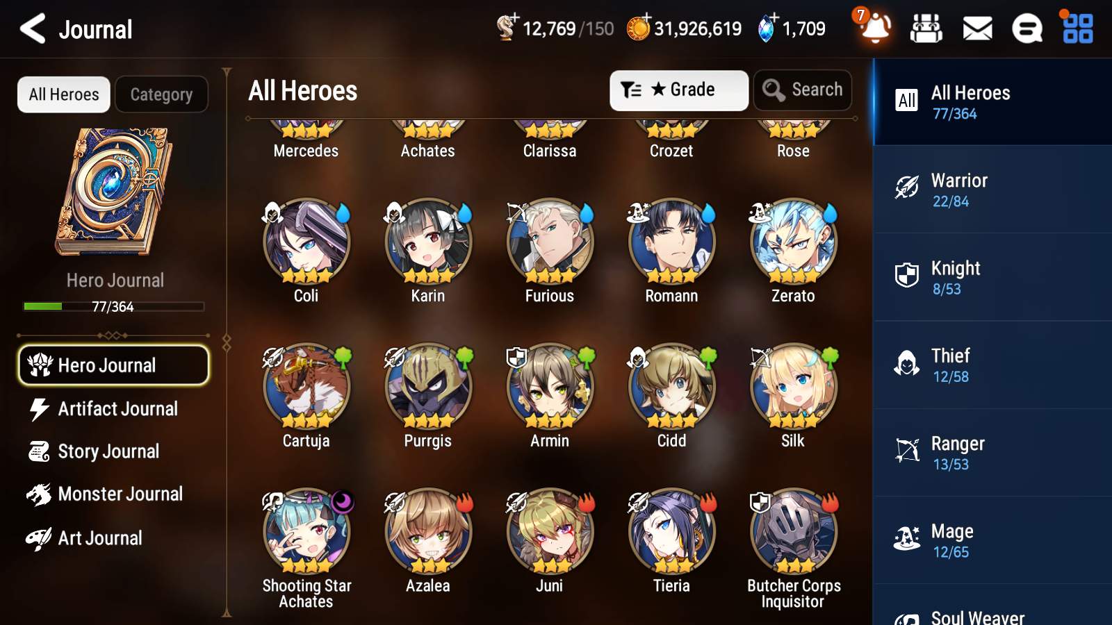 [GLOBAL] Epic 7 Seven 1ML 5LIM Ruele Luna Diene Cerise Baiken Rem + ML Mystics Pulls + 20 Speed Aged Starter Account-Mobile Games Starter
