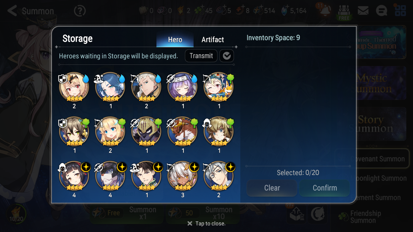 [GLOBAL] Epic 7 Seven 18ML + 30 4★ ML(lots dups) + 30 ML Coin Lone Wolf Peira New Moon Luna Hellion Lua Dragon Bride Senya Straze Apocalpyse Ravi Maid Chloe Flan Luluca Arbiter Lionheart Cermia Mediator Kawerik Rimuru Fairytale Baiken + Name 10-10 Account-Mobile Games Starter