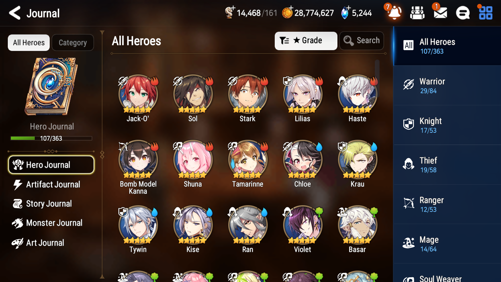 [GLOBAL] Epic 7 Seven 2ML 1LIM Arbiter Vildred Little Queen Charlotte Jack + ML pulls + 20 Speed + Name Starter Account-Mobile Games Starter