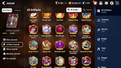 [GLOBAL] Epic 7 Seven 2ML 1LIM Briar Witch Iseria Luna Judge Kise Tamarinne + ML Mystics Pulls + Name + 20 Speed Aged Starter Account-Mobile Games Starter