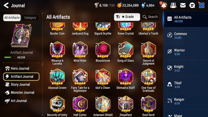 [GLOBAL] Epic 7 Seven 2ML 1LIM Bystander Hwayoung Luna Fallen Cecilia + ML Mystics Pulls + 20 Speed Aged Starter Account-Mobile Games Starter