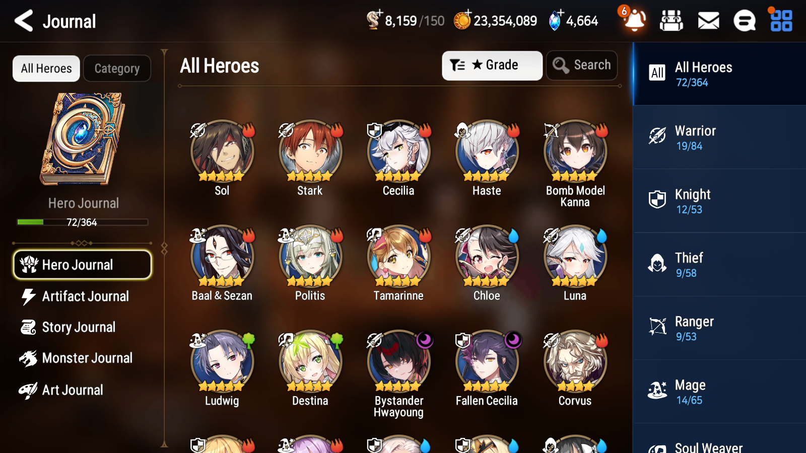 [GLOBAL] Epic 7 Seven 2ML 1LIM Bystander Hwayoung Luna Fallen Cecilia + ML Mystics Pulls + 20 Speed Aged Starter Account-Mobile Games Starter