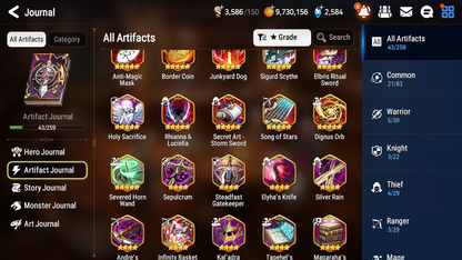 [GLOBAL] Epic 7 Seven 2ML 1LIM Conqueror Lilias Solitaria of the Snow Fairytale Tenebria + ML Pulls + 20 Speed + Name Starter Account-Mobile Games Starter