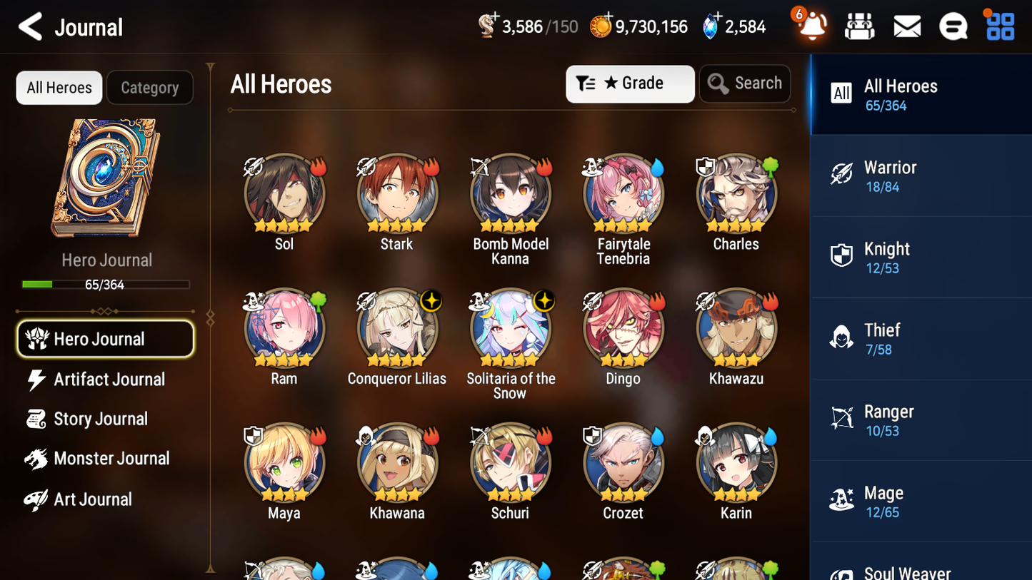 [GLOBAL] Epic 7 Seven 2ML 1LIM Conqueror Lilias Solitaria of the Snow Fairytale Tenebria + ML Pulls + 20 Speed + Name Starter Account-Mobile Games Starter