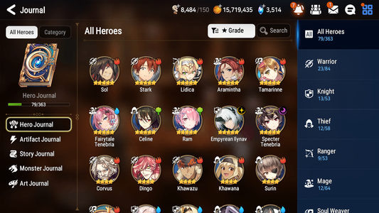 [GLOBAL] Epic 7 Seven 2ML 1LIM Empyrean Ilynav Specter Tenebria Fairytale Tenebria + ML pulls + 20 Speed + Name Starter Account-Mobile Games Starter