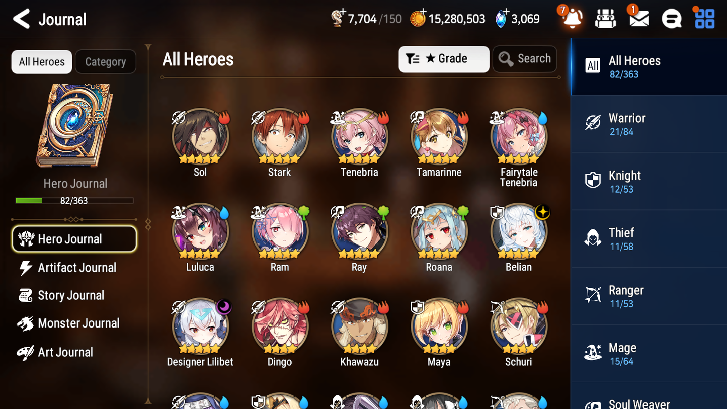 [GLOBAL] Epic 7 Seven 2ML 1LIM Fairytale Tenebria Belian Designer Lilibet + ML pulls + 20 Speed + Name Starter Account-Mobile Games Starter