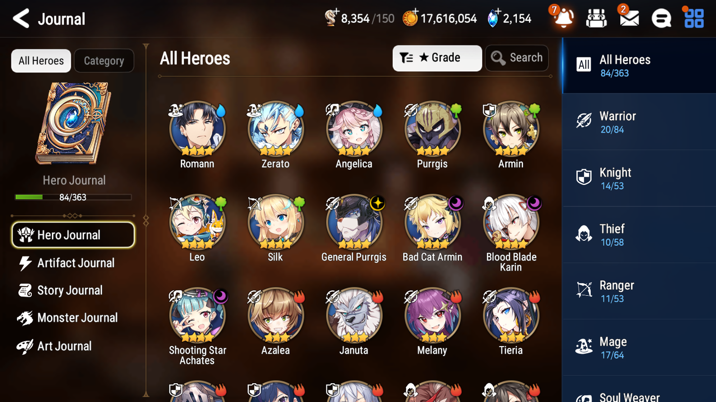 [GLOBAL] Epic 7 Seven 2ML 1LIM Fairytale Tenebria Belian Sylvan Sage Vivian + ML pulls + 20 Speed + Name Starter Account-Mobile Games Starter