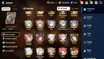 [GLOBAL] Epic 7 Seven 2ML 1LIM Fairytale Tenebria Belian Sylvan Sage Vivian + ML pulls + 20 Speed + Name Starter Account-Mobile Games Starter