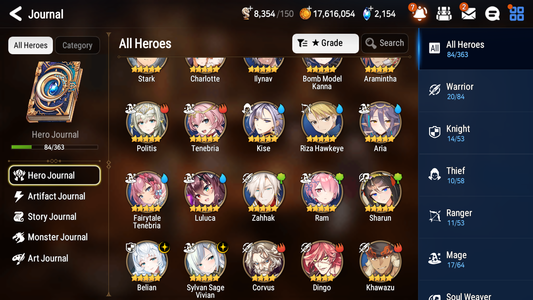 [GLOBAL] Epic 7 Seven 2ML 1LIM Fairytale Tenebria Belian Sylvan Sage Vivian + ML pulls + 20 Speed + Name Starter Account-Mobile Games Starter