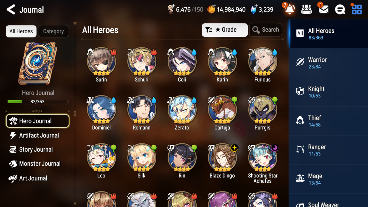 [GLOBAL] Epic 7 Seven 2ML 1LIM Fairytale Tenebria Designer Lilibet +mystics+ Name Starter Account-Mobile Games Starter