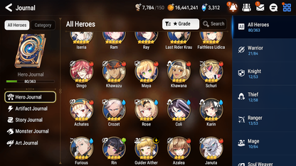 [GLOBAL] Epic 7 Seven 2ML 1LIM Fairytale Tenebria Faithless Lidica Last Rider Krau + ML pulls + 20 Speed + Name Starter Account-Mobile Games Starter