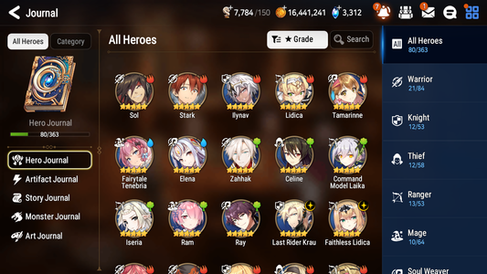 [GLOBAL] Epic 7 Seven 2ML 1LIM Fairytale Tenebria Faithless Lidica Last Rider Krau + ML pulls + 20 Speed + Name Starter Account-Mobile Games Starter