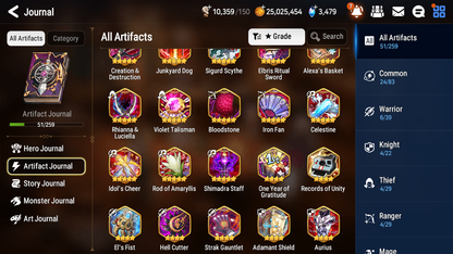 [GLOBAL] Epic 7 Seven 2ML 1LIM Hellion Lua Luna Silver Blade Aramintha + ML Mystics Pulls + 20 Speed Aged Starter Account-Mobile Games Starter