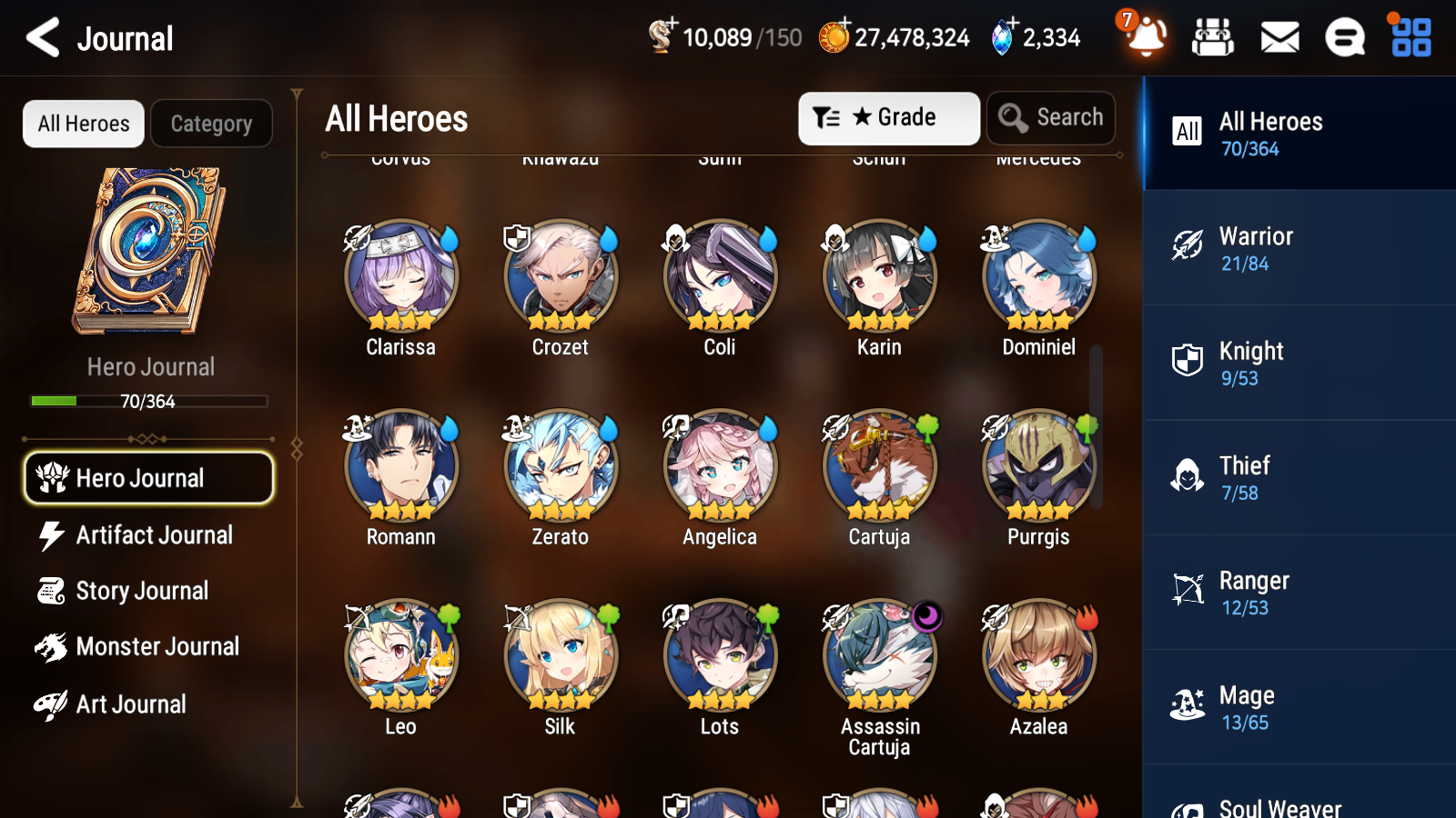[GLOBAL] Epic 7 Seven 2ML 1LIM Pirate Captain Flan Luna Fallen Cecilia + ML Mystics Pulls + 20 Speed Aged Starter Account-Mobile Games Starter