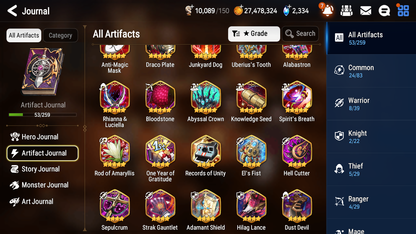 [GLOBAL] Epic 7 Seven 2ML 1LIM Pirate Captain Flan Luna Fallen Cecilia + ML Mystics Pulls + 20 Speed Aged Starter Account-Mobile Games Starter