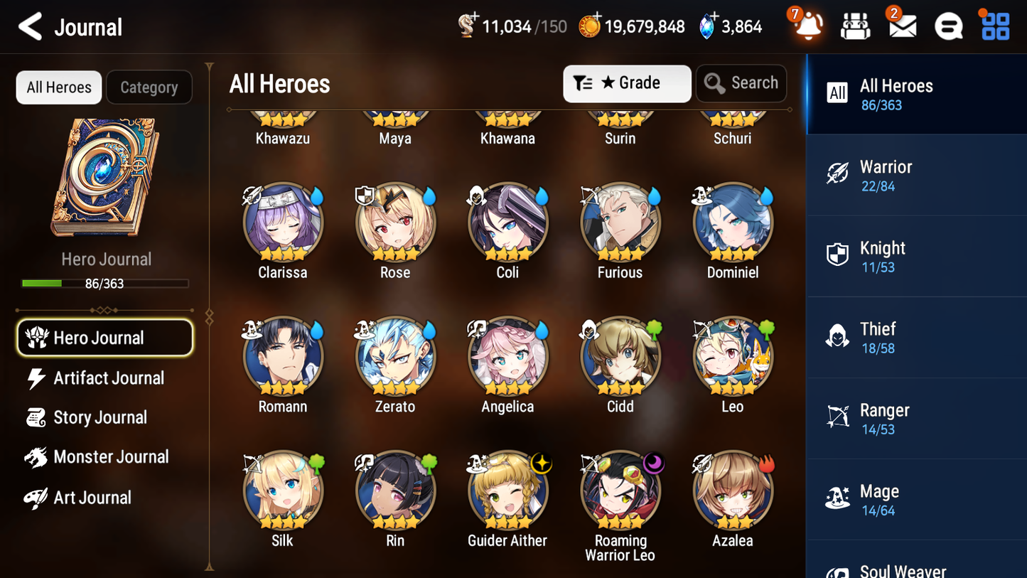 [GLOBAL] Epic 7 Seven 2ML 1LIM Remnant Violet Arbiter Vildred Rem + ML pulls + 20 Speed + Name Starter Account-Mobile Games Starter