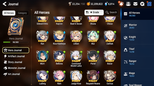 [GLOBAL] Epic 7 Seven 2ML 1LIM Requiem Roana Judge Kise Edward Angel of Light Angelica + ML pulls + 20 Speed + Name Starter Account-Mobile Games Starter
