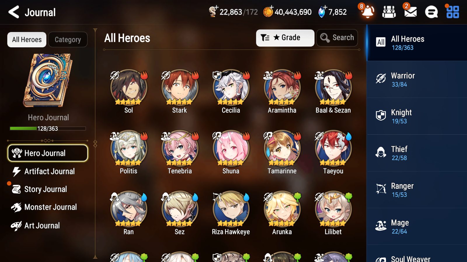 [GLOBAL] Epic 7 Seven 2ML 1LIM Rimuru Briar Witch Iseria Closer Charles + ML pulls + 20 Speed + Name Starter Account-Mobile Games Starter