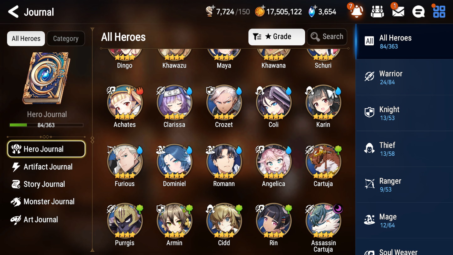 [GLOBAL] Epic 7 Seven 2ML 1LIM Specter Tenebria Mediator Kawerik Rem + ML pulls + 20 Speed + Name Starter Account-Mobile Games Starter