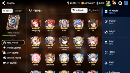 [GLOBAL] Epic 7 Seven 2ML 2 Limited Dragon Bride Senya Closer Charles Fairytale Tenebria Jack + Name Starter Account-Mobile Games Starter