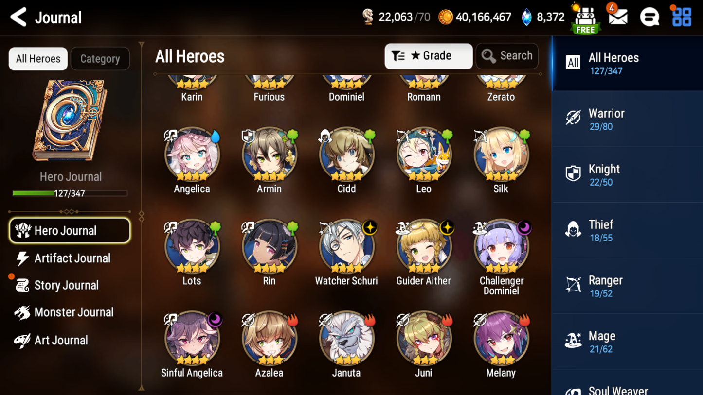 [GLOBAL] Epic 7 Seven 2ML 2 Limited Dragon Bride Senya Closer Charles Fairytale Tenebria Jack + Name Starter Account-Mobile Games Starter