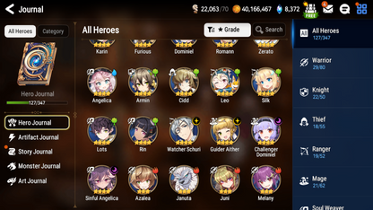 [GLOBAL] Epic 7 Seven 2ML 2 Limited Dragon Bride Senya Closer Charles Fairytale Tenebria Jack + Name Starter Account-Mobile Games Starter