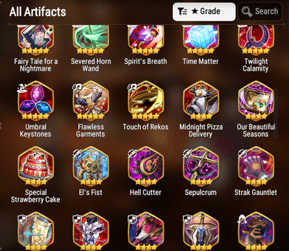 [GLOBAL] Epic 7 Seven 2ML 2 Limited Dragon Bride Senya Closer Charles Fairytale Tenebria Jack + Name Starter Account-Mobile Games Starter