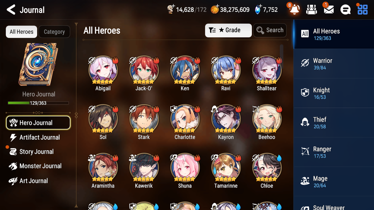 [GLOBAL] Epic 7 Seven 2ML 2LIM Apocalypse Ravi Ambitious Tywin Jack Charlotte Angel of Light Angelica + ML pulls + 20 Speed + Name Starter Account-Mobile Games Starter