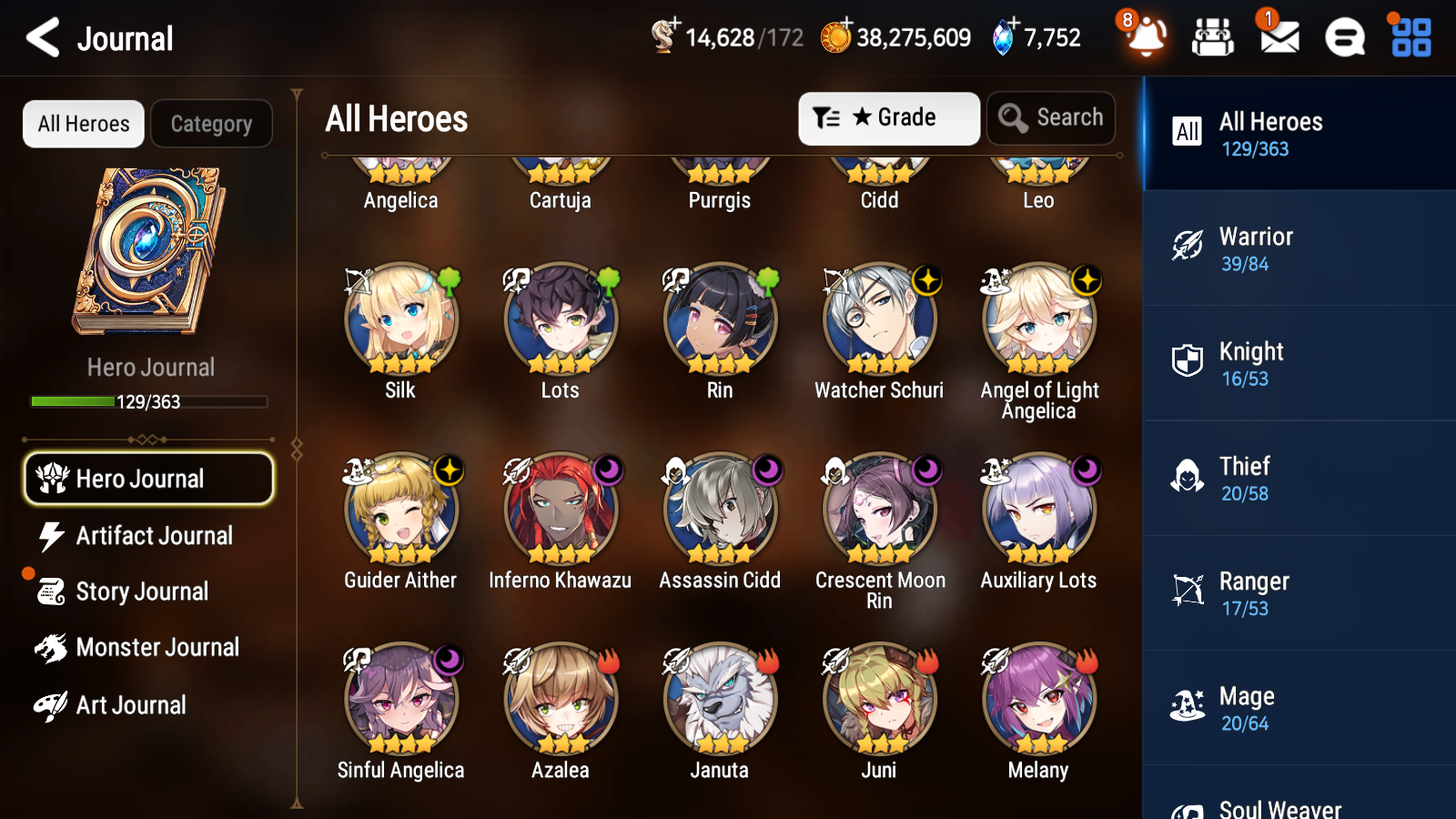 [GLOBAL] Epic 7 Seven 2ML 2LIM Apocalypse Ravi Ambitious Tywin Jack Charlotte Angel of Light Angelica + ML pulls + 20 Speed + Name Starter Account-Mobile Games Starter