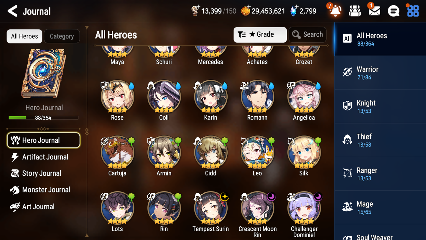 [GLOBAL] Epic 7 Seven 2ML 2LIM Fallen Cecilia Faithless Lidica Luna Summertime Iseria + ML pulls + 20 Speed + Name Aged Starter Account-Mobile Games Starter