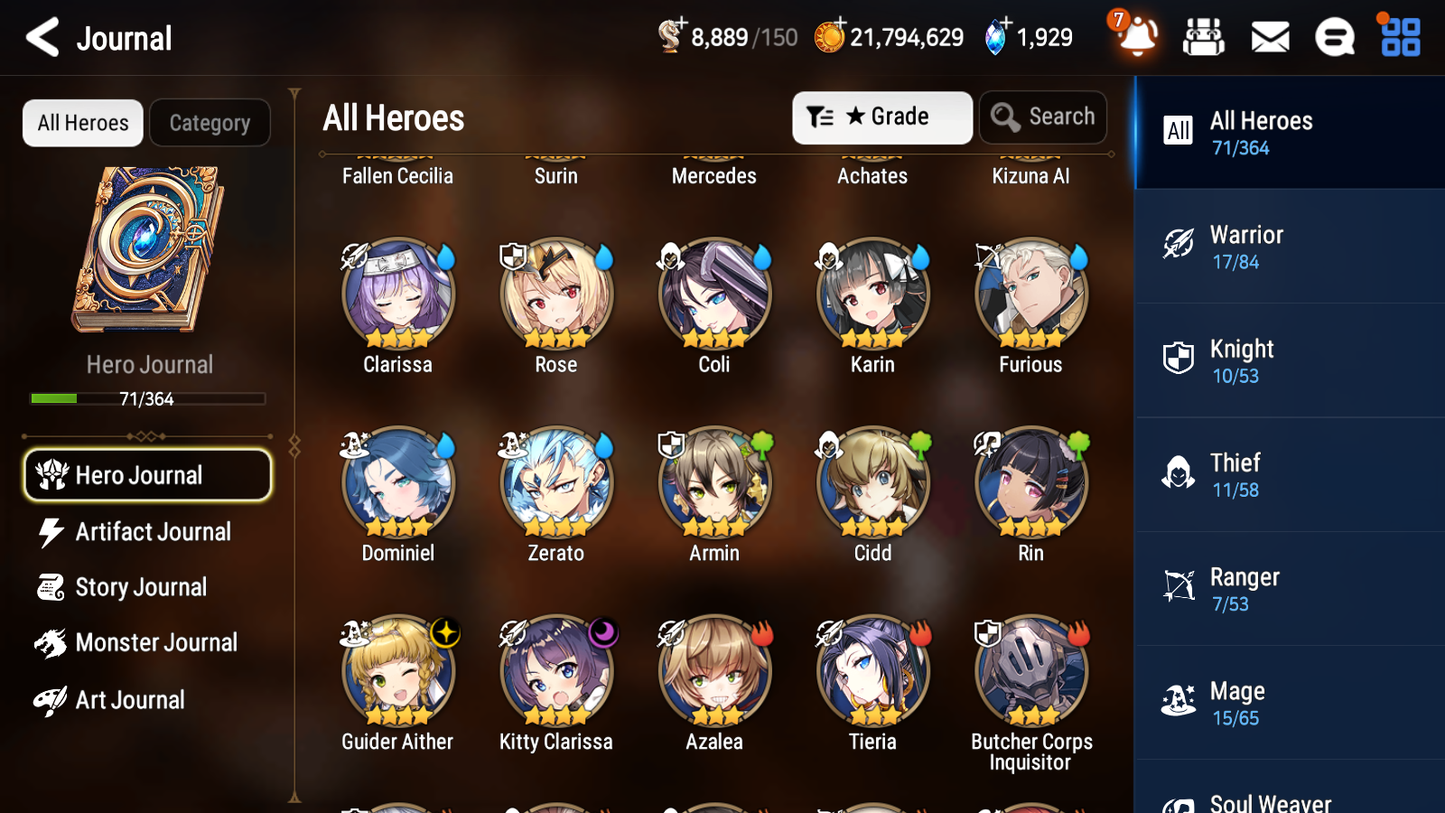 [GLOBAL] Epic 7 Seven 2ML 2LIM Luna Fallen Cecilia Fairytale Tenebria + ML Mystics Pulls + 20 Speed Aged Starter Account-Mobile Games Starter