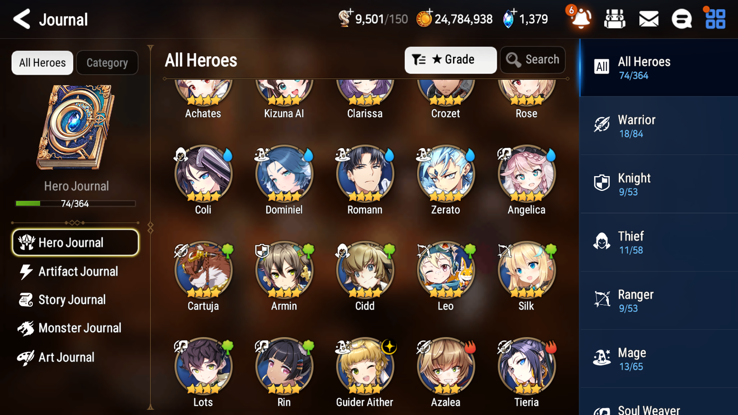 [GLOBAL] Epic 7 Seven 2ML 2LIM Ruele Landy Diene Fallen Cecilia + ML Mystics Pulls + 20 Speed Aged Starter Account-Mobile Games Starter