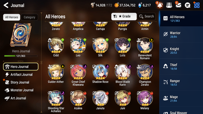 [GLOBAL] Epic 7 Seven 2ML 2LIM Sea Phantom Politis Rimuru Fairytale Tenebria Blood Moon Haste + ML pulls + 20 Speed + Name Starter Account-Mobile Games Starter