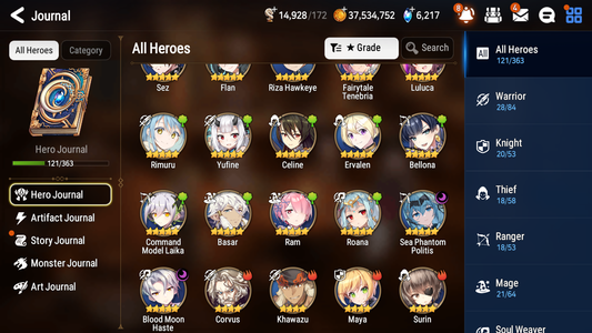 [GLOBAL] Epic 7 Seven 2ML 2LIM Sea Phantom Politis Rimuru Fairytale Tenebria Blood Moon Haste + ML pulls + 20 Speed + Name Starter Account-Mobile Games Starter