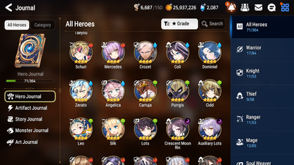 [GLOBAL] Epic 7 Seven 2ML 2LIM Sucessor Taeyou Fallen Cecilia Cerise Diene + ML Mystics Pulls + 20 Speed Aged Starter Account-Mobile Games Starter