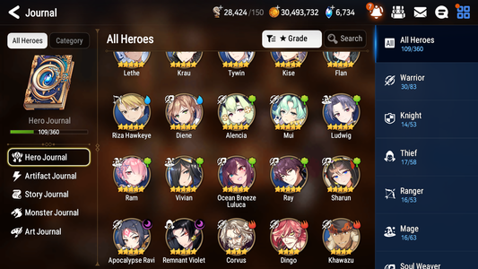 [GLOBAL] Epic 7 Seven 2ML 3LIM Apocalypse Ravi Remnant Violet Diene Lethe Ocean Breeze Luluca +ML pulls + 20 Speed +Name Starter Account-Mobile Games Starter