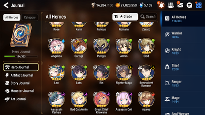 [GLOBAL] Epic 7 Seven 2ML 3LIM Bystander Hwayoung Fairytale Tenebria Jack Amid Specimen Sez + ML pulls + 20 Speed + Name Starter Account-Mobile Games Starter